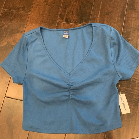 Old Navy Rib-knit cropped top and midi skirt maternity set - Picture 2 of 6